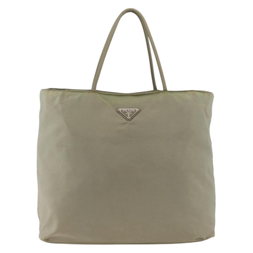 Prada Nylon Handbag Beige
